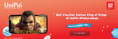 Top up King of Kings di UniPin #pakeLinkAja